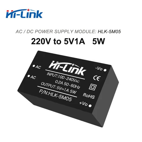 Buy Ce/rohs Hlk-5m05 Acdc 5v 5w 1000ma Step Down Mini Power Supply ...