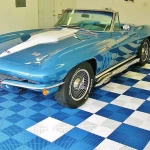 CE/Strong Car Detailing Shop Plastic Garage Flooring Tiles and Plastic Flooring