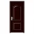 Import cheap 6 panels white bedroom office bathroom american 4mm steel doors steel frame and lock accessory from China