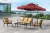 cheap aluminum patio dining set outdoor metal sofa furniture