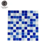 Cheap Blues Glass Mosaic for Swimming Pool mosaic