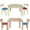 Cheap Kids Furniture For Children Study Table And Chair Set (1 pc of table + 2 pcs of chairs)