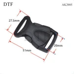 Cheap price high quality injection molding technology plastic ratchet center button release clip buckles for backpack