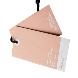 Cheap Price Printing  Bag Price Tag Garment Clothing  Label Tag With String Guangdong