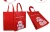 Import Cheap Red Color Non Woven Shopping Grocery Tote Bag For Christmas Gift Bag Guangzhou Supplier from China