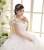 Import Cheap wholesale new style women white and red 2 color lace gown wedding dress from China