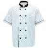Chef coat Good Featured with Waterproof chef Coat Anti-Static Restaurant Hotel Cook coat