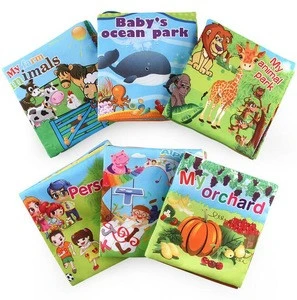 Children Fabric Book Baby Kids Educational Toy Baby Cloth Book