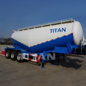 china best selling dry bulk cement ship sale truck powder tanker transport Alumina bulkers trailer 40cbm 38m3 silo trailer