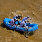 China factory 12'3'ft  River Sport inflatable Whitewater Life Raft with PVC Material