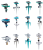 Import China Factory Amazon Best Automatic Rotating Garden Watering Sprinkler from China