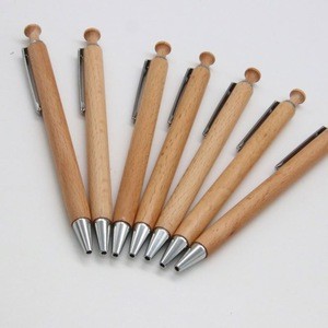 China Factory Custom Wood Bamboo Stylus Pen