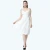 Import China Guangzhou Factory Exported Ruffled Tassels Gorgeous Infinity Dress Backless White Short Lace Bridesmaid Dress Knee Length from China