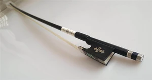 china hot sale cheap black color carbon fiber violin bow horse hair4/4