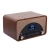 Import China manufacturer old wooden FM AM portable auto radio from China