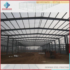 China Qingdao Showhoo steel structure building construction projects for sale