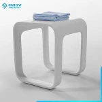 china supplier home furniture for bathroom white acrylic bath collections stool