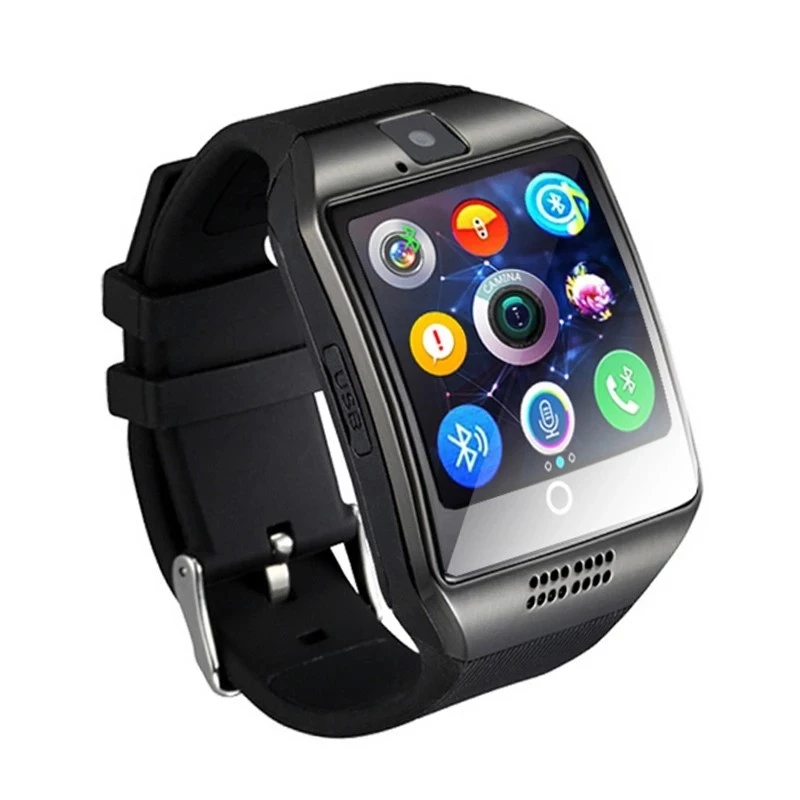 China wholesale factory Q18 smart watch with camera wifi sim card sport smart phone mobile phone for android for iphone