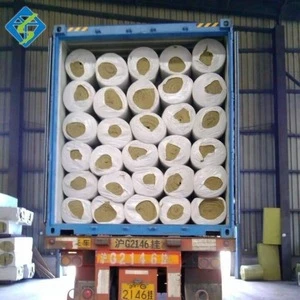 chinahot sale soundproofing wire mesh thermal insulation rockwool fire blankets roll