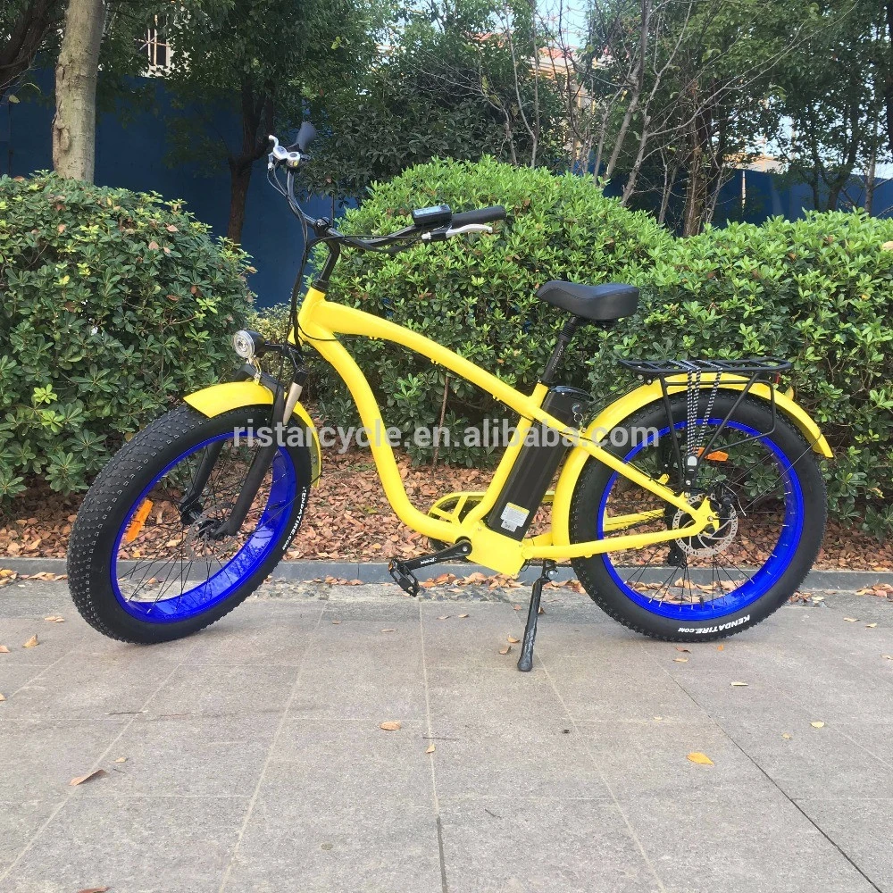 chinese adult chopper bicycle beach cruiser fat tire electric bike