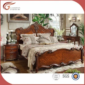 chinese antique solid wood bedroom furniture A51