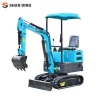Chinese earth-moving machinery ESCAVATORE super mini garden excavator digger machine excavadora en venta
