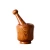 Import Chinese High Quality Wooden Mortar & Pestle Grinding Bowl Set from China