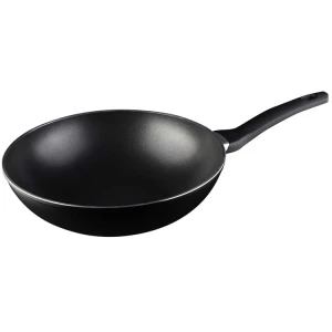 chinese wok pan 28 cm anti-stick coating Wok pan heat resistant with ergonomic handles