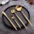 Import Classic 4 Pcs Glod Persona Flatware Set Stainless Steel Cutipol Cutlery from China