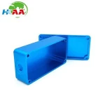 cnc customized billet aluminum cnc milling blue anodized e cigarette box mod for US market