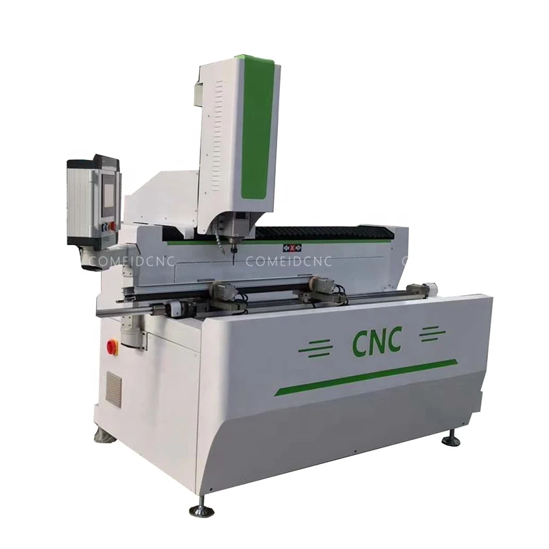 CNC full automatic single head aluminum drilling machine aluminum profile milling machine 1200mm