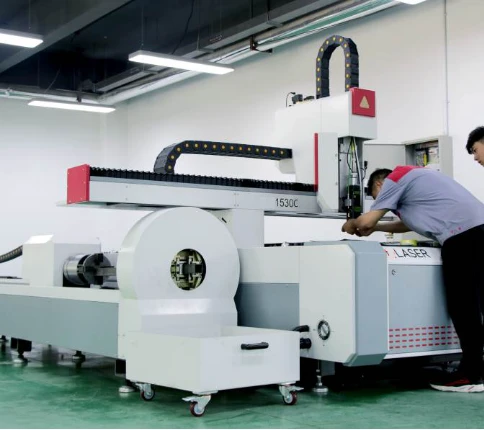 CNC Functional SJR1530C  Automatic Metal Sheet Tube Laser Cutting Machine