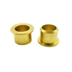 CNC machined brass pump shaft sleeve repair protection bushings