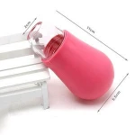 Colorful Food Grade silicone rubber egg white yolk suction remover dividers separator extractor filter tool