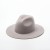 Import Colourful Wool Felt Customize Flat Wide Brim Fedora Hat for Women Men Fashion Dress from China
