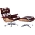 Import Comfortable Charles Lounge Chair and Ottoman in Genuine Leather for living room  hotel lobby armchair from China