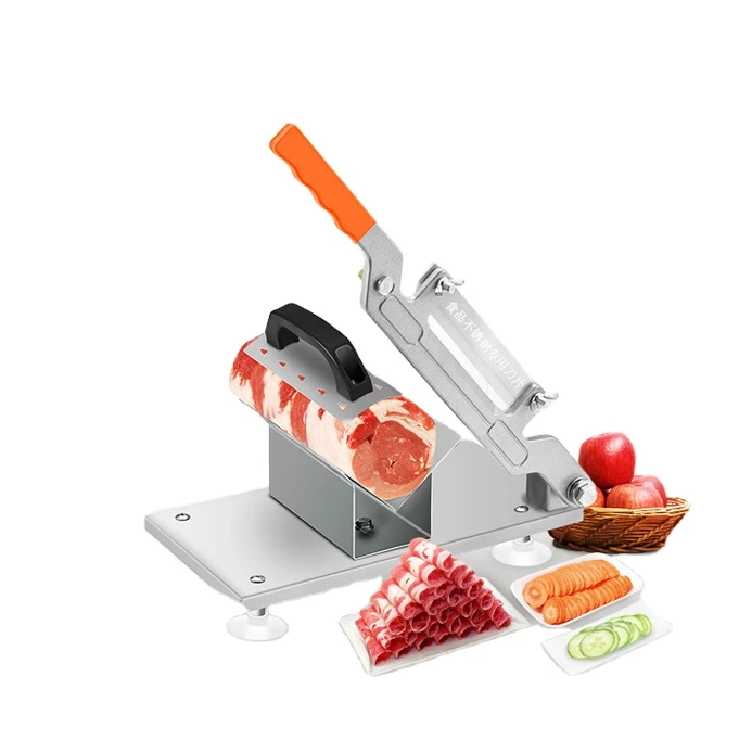 Commercial hand operated frozen meat slicing machine Fresh meat slicer slicing machine