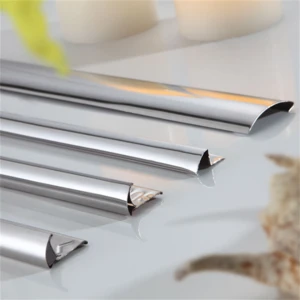 Competitive bronze mirror bathroom wall stainless steel C channel