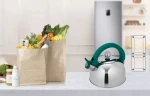 Cooking Polishing Stainless Steel Stove Decorative Whistling Tea Kettle