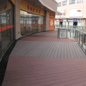 Corrosion-resistant 100*52mm outdoor composite wood decking boat flooring