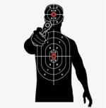 Corrugated plastic shooting target custom design color size
