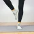 Import Cottom custom logo sport exercise fitness female knitted with grip yoga socks anti slip womens cotton yoga socks from China