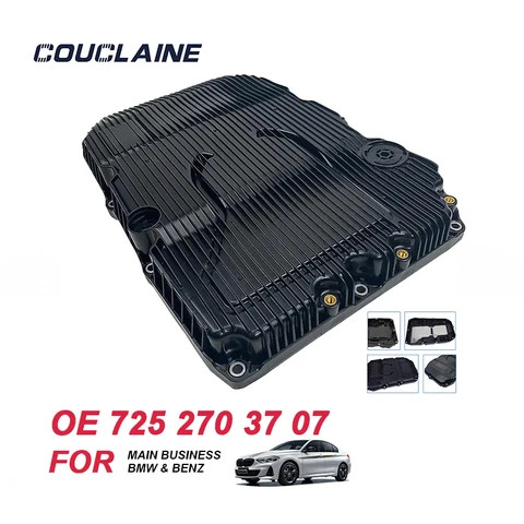 COUCLAINE Auto Parts For Mercedes Benz CLS GLC GLE GLS Transmission Oil Pan Sump Filter Gearbox OEM A7252703707 7252703707