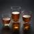 Import country style drinking glasses blown double wall glass coffee cup 80ml from China