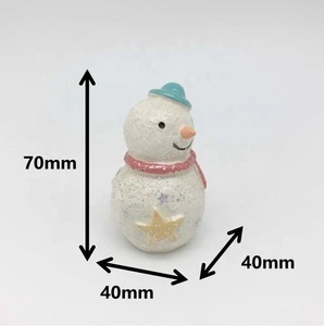 Creative design snowman &amp; van Lovely polyresin xmas ornament  decor Resin Christmas craft supply
