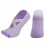 Cross strap half-finger five-finger yoga socks yoga dance sports gym socks