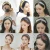 Import Crossover elastic hair band chiffon headband ladies creative headband hair accessories from China