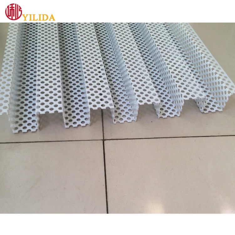 curtain wall corrugated perforated metal decoration perforated sheet