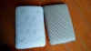 Cushioned PVC foam bath pillow with suction cups