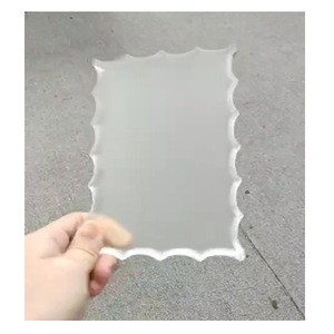 Custom Acrylic Various Shapes Single Frosted Board
